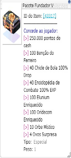 Pacote VIP 250