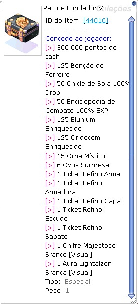 Pacote VIP 300
